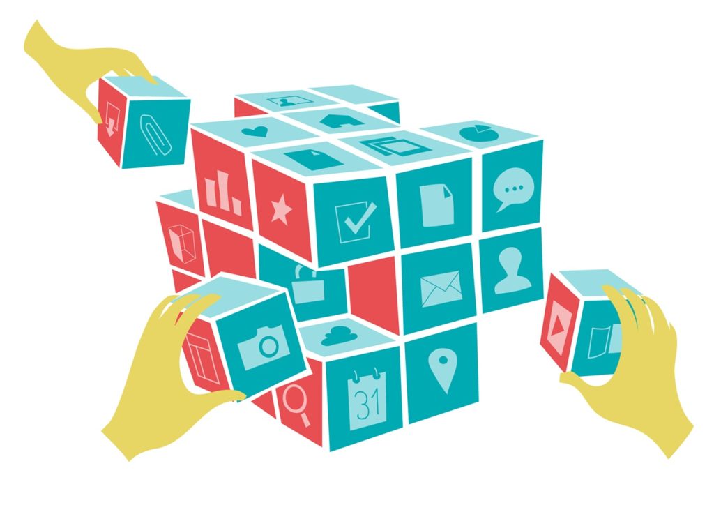 Como posso criar bibliotecas de conteúdo modulares no Instagram?